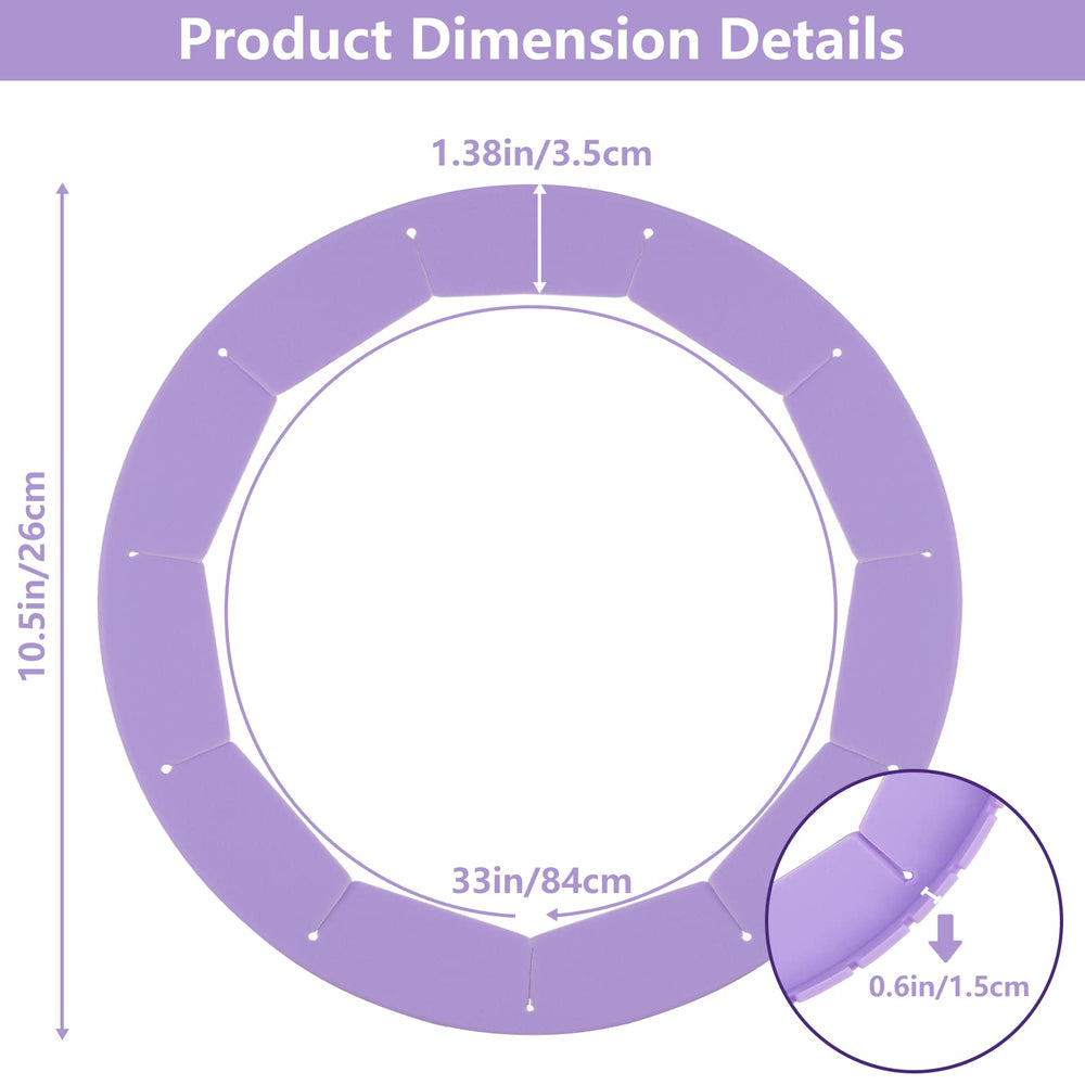 HOHUIGO two-pack shields provide reusable crust protection for pies.