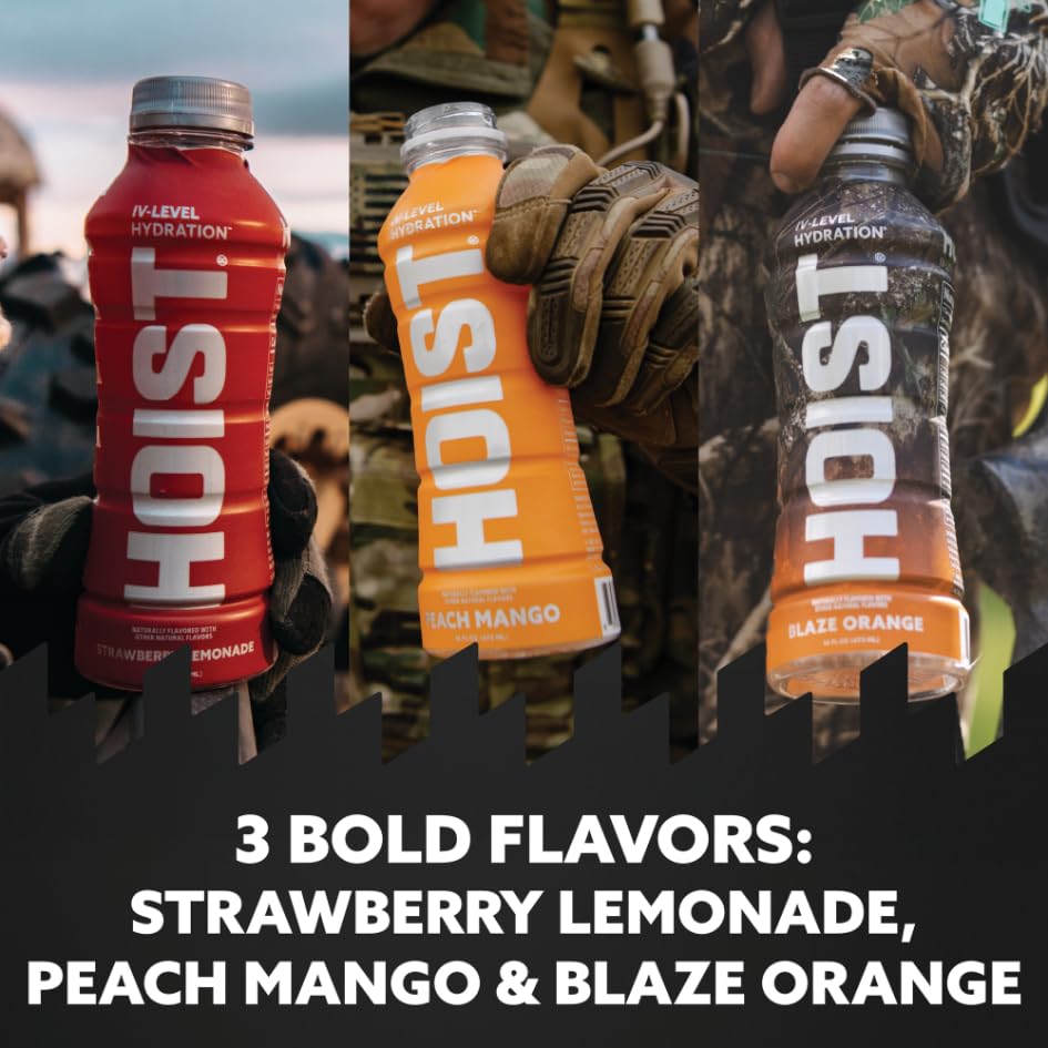 HOIST variety-pack-front-orange highlights crisp citrus hydration for travel or heat.
