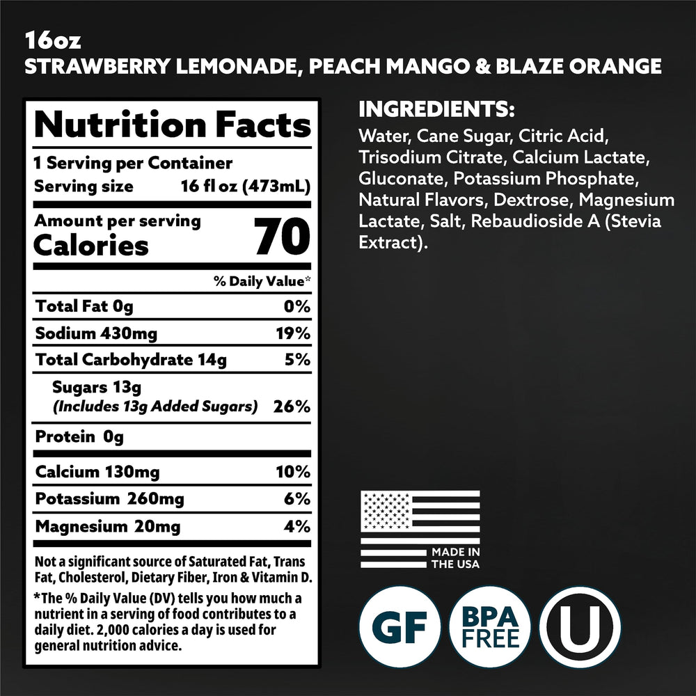 HOIST variety-pack-front-strawberry-lemonade highlights a refreshing flavor option for on-the-go hydration.