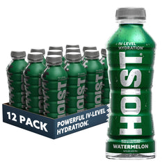 HOIST Watermelon 16oz bottle, refreshing hydration for workouts and daily use.