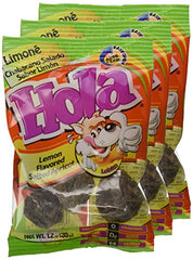 Hola Lobito Lemon salted apricot bites on a board for snacking