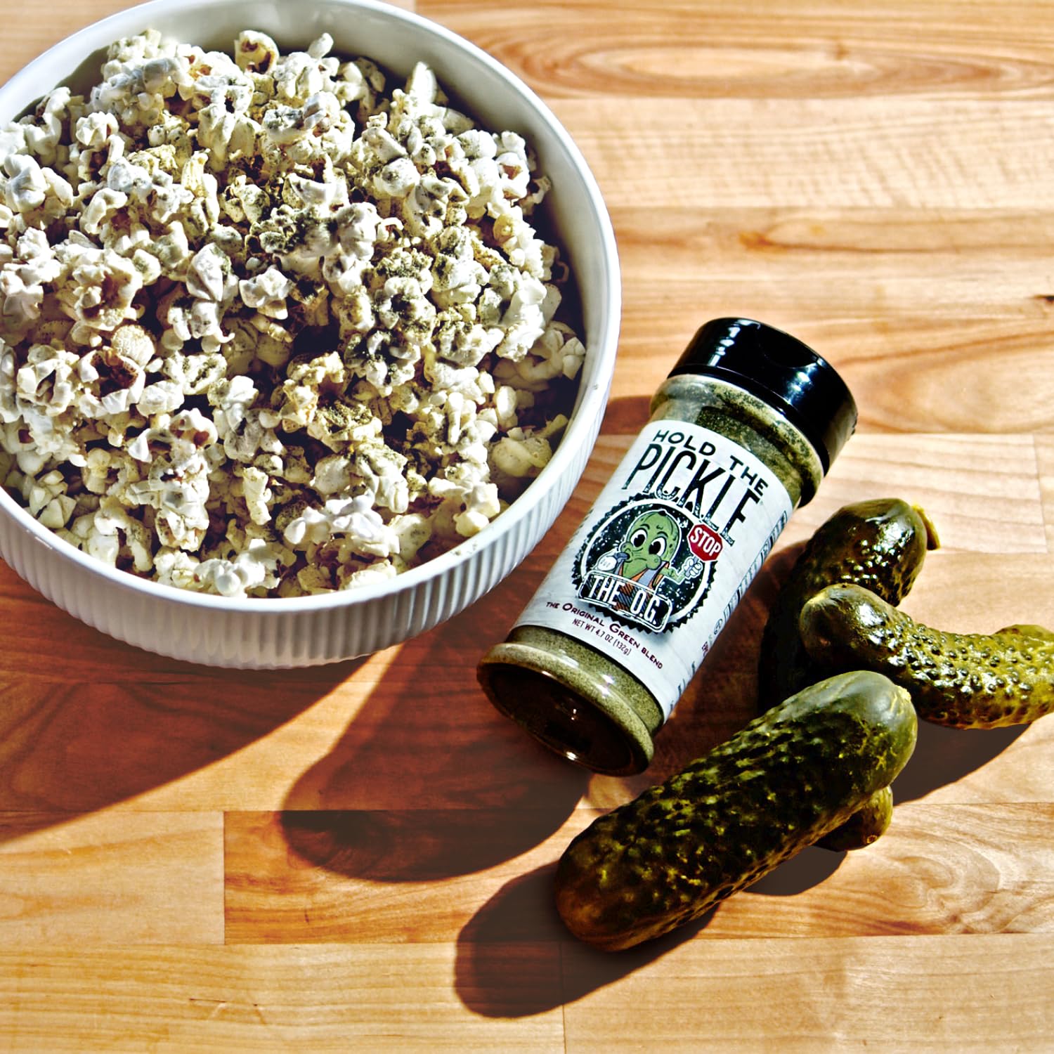 Hold The Pickle O.G. Dill Seasoning on a burger for dill-forward depth.