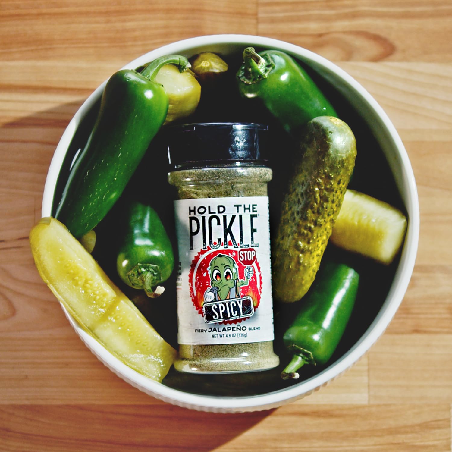 Seasoning dusts a crispy french fry for a savory crunch.