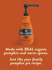 Serving Hollander Pumpkin Pie Sauce over dessert