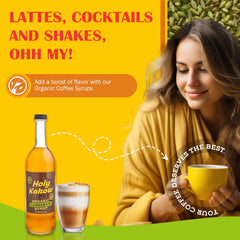 Holy Kakow Cardamom Syrup cocktail glass with warm notes
