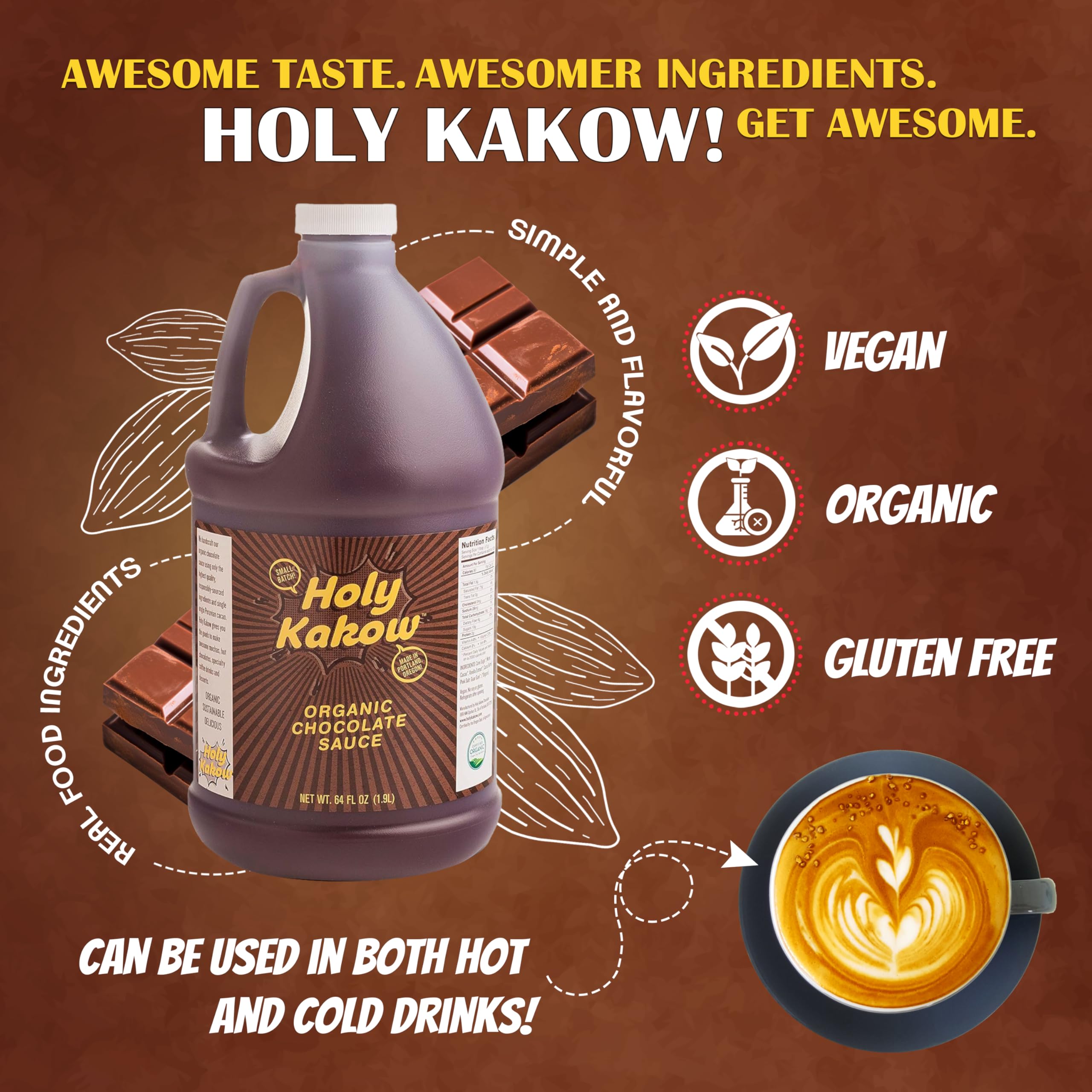 Holy Kakow Colombian Sugar jar highlighting deep, molasses-rich sweetness.