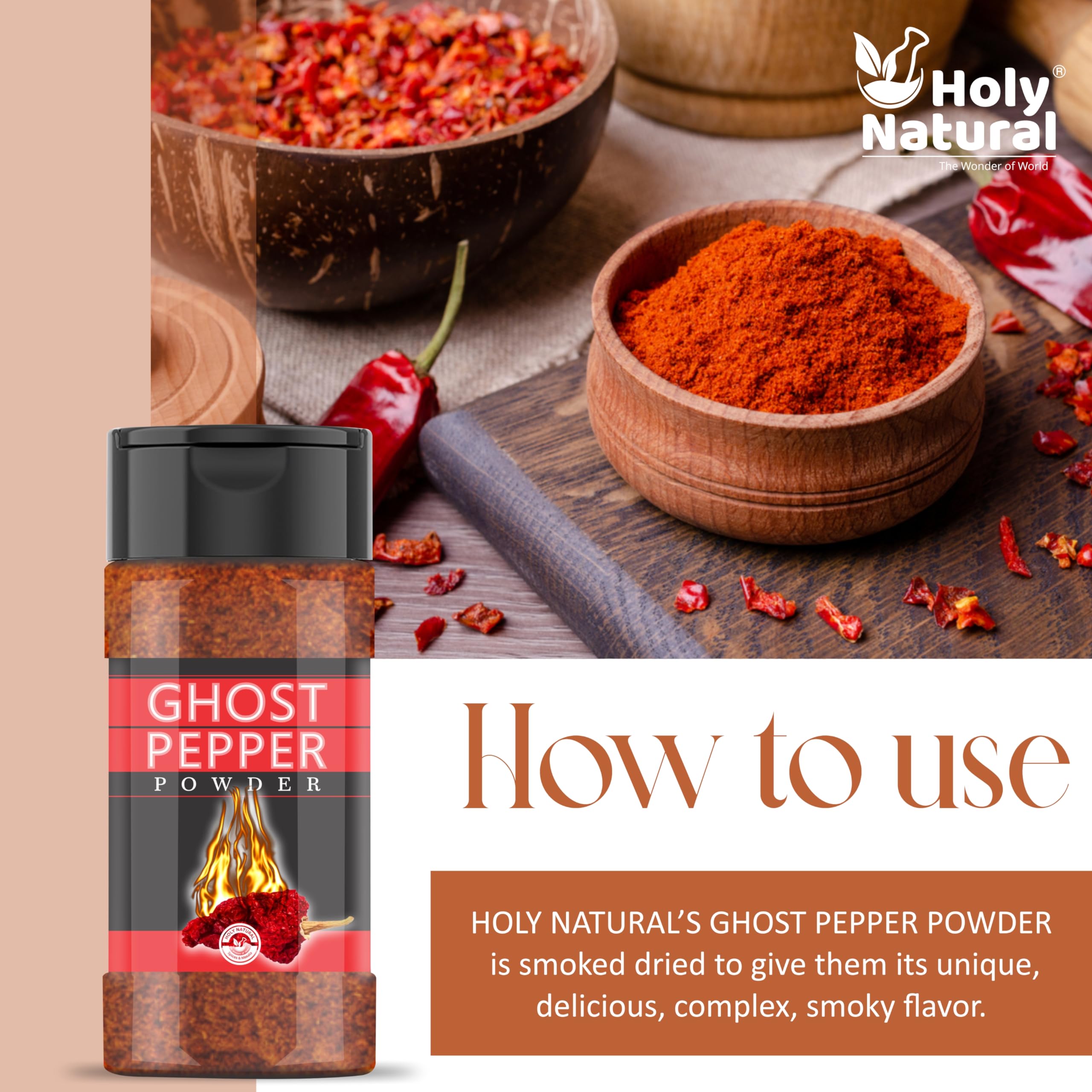 Dish sample using Ghost Pepper Powder to spark chili and sauces