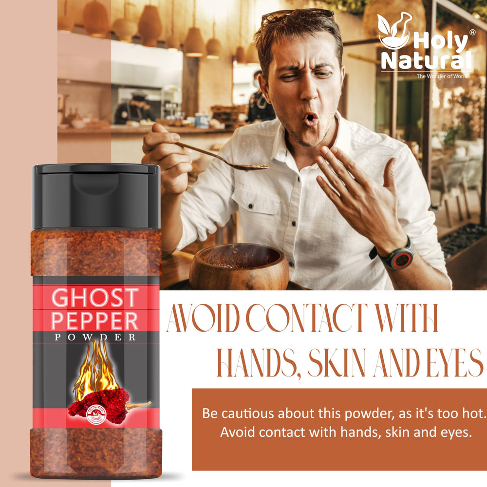 Smoked aroma of Holy Natural Ghost Pepper Powder enhances grilled vegetables