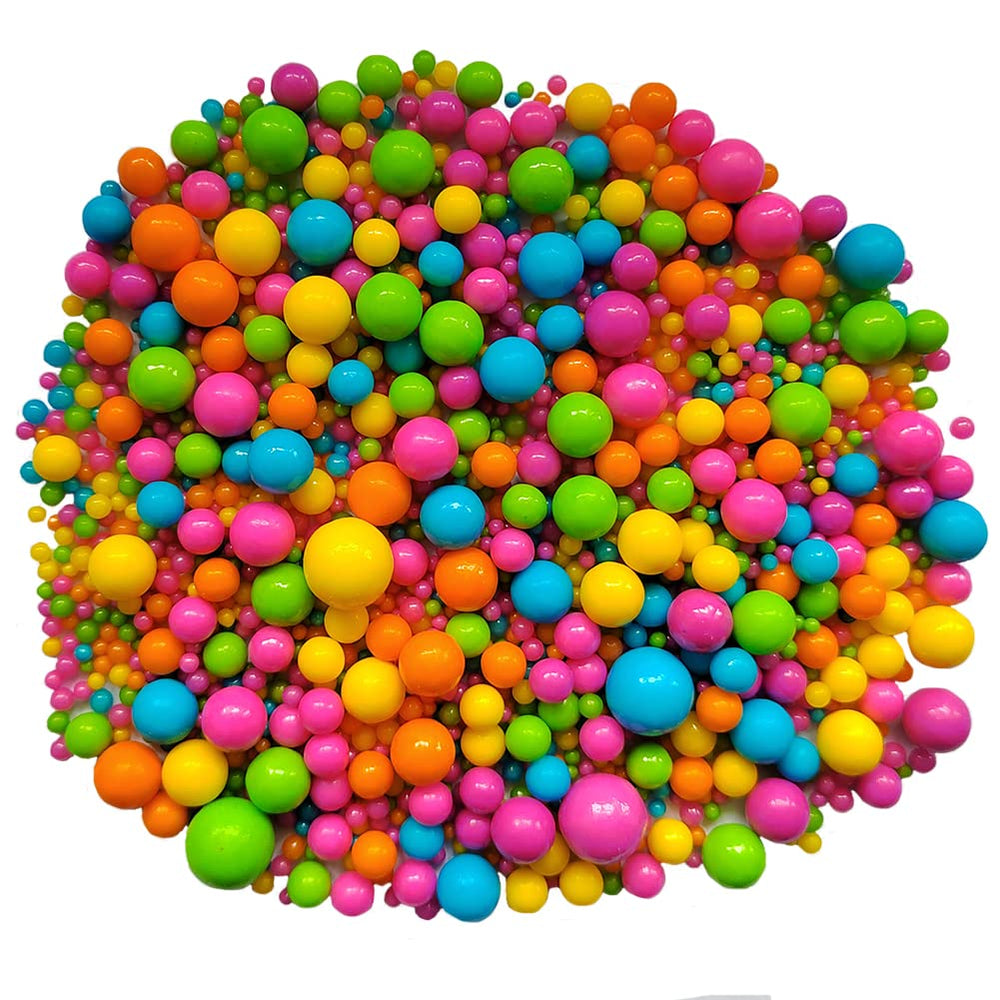 Homankit cupcake sprinkles closeup showing bright hues.