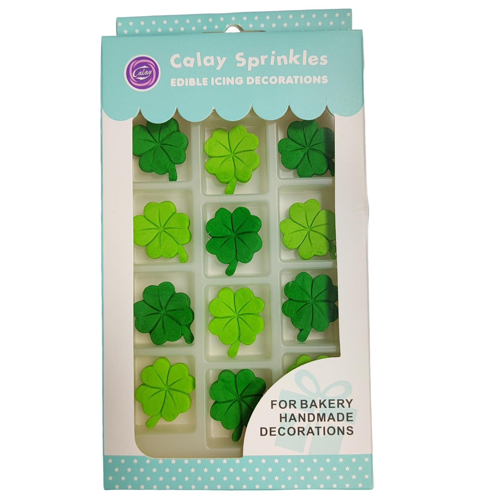 Homankit shamrock candy toppers on ice cream for festive treats