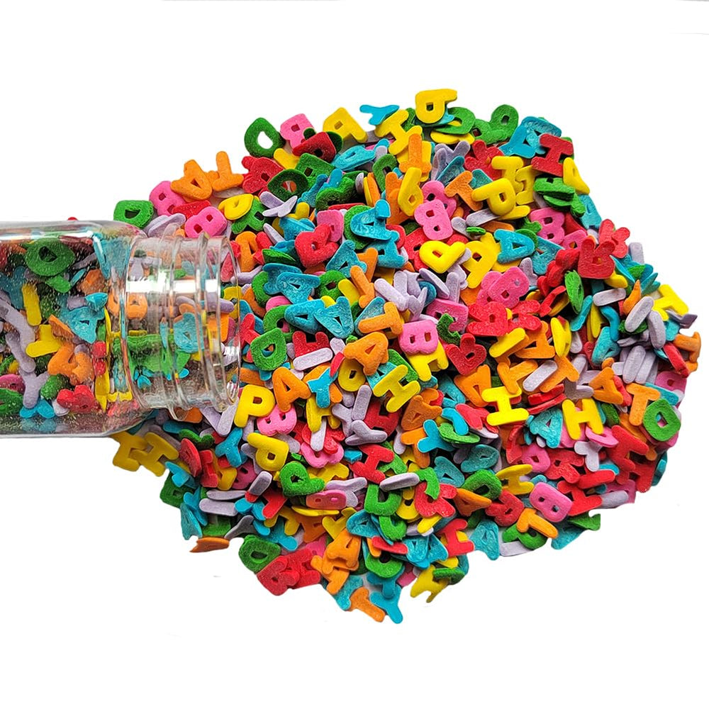 Homankit edible sprinkles stay vibrant when added after baking on desserts