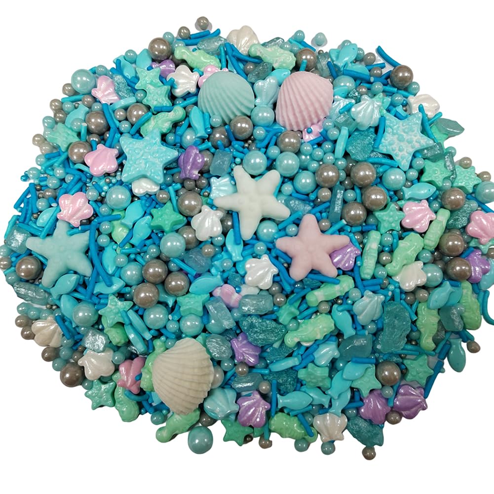 Homankit Ocean Sprinkles starfish brighten cookies with coastal flair.