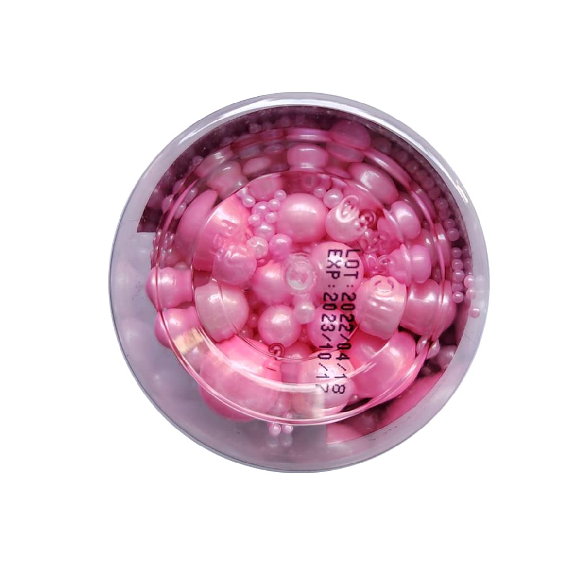 Homankit pink sugar pearls enhance wedding toppers and party treats with elegant color.