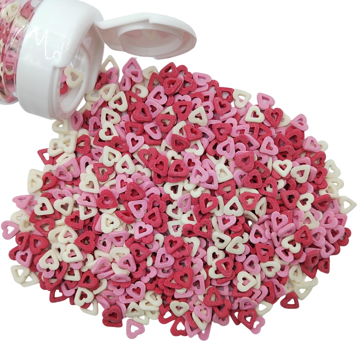 Homankit Valentines Sprinkles colorful toppings add festive flavor and visual appeal.
