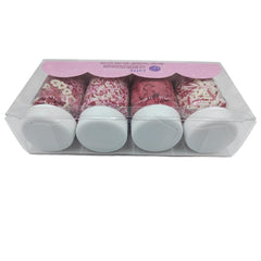 Homankit Valentines Sprinkles heart shapes for cake decorating on special occasions.