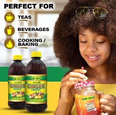 Home Choice Ginger Extract in a tea glass adds warmth without sugar