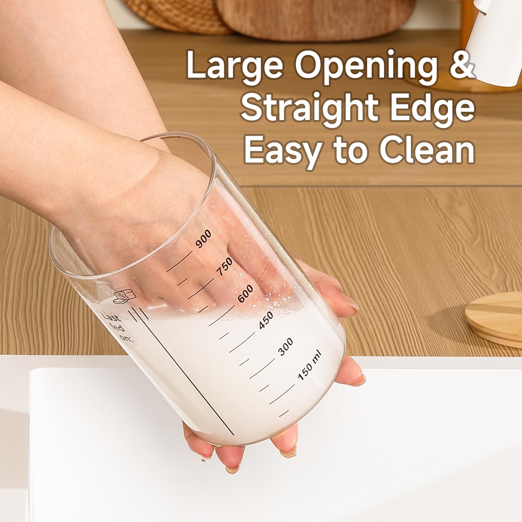 HomeFeel Sourdough Starter Jar thermometer included for accurate temperature readings.