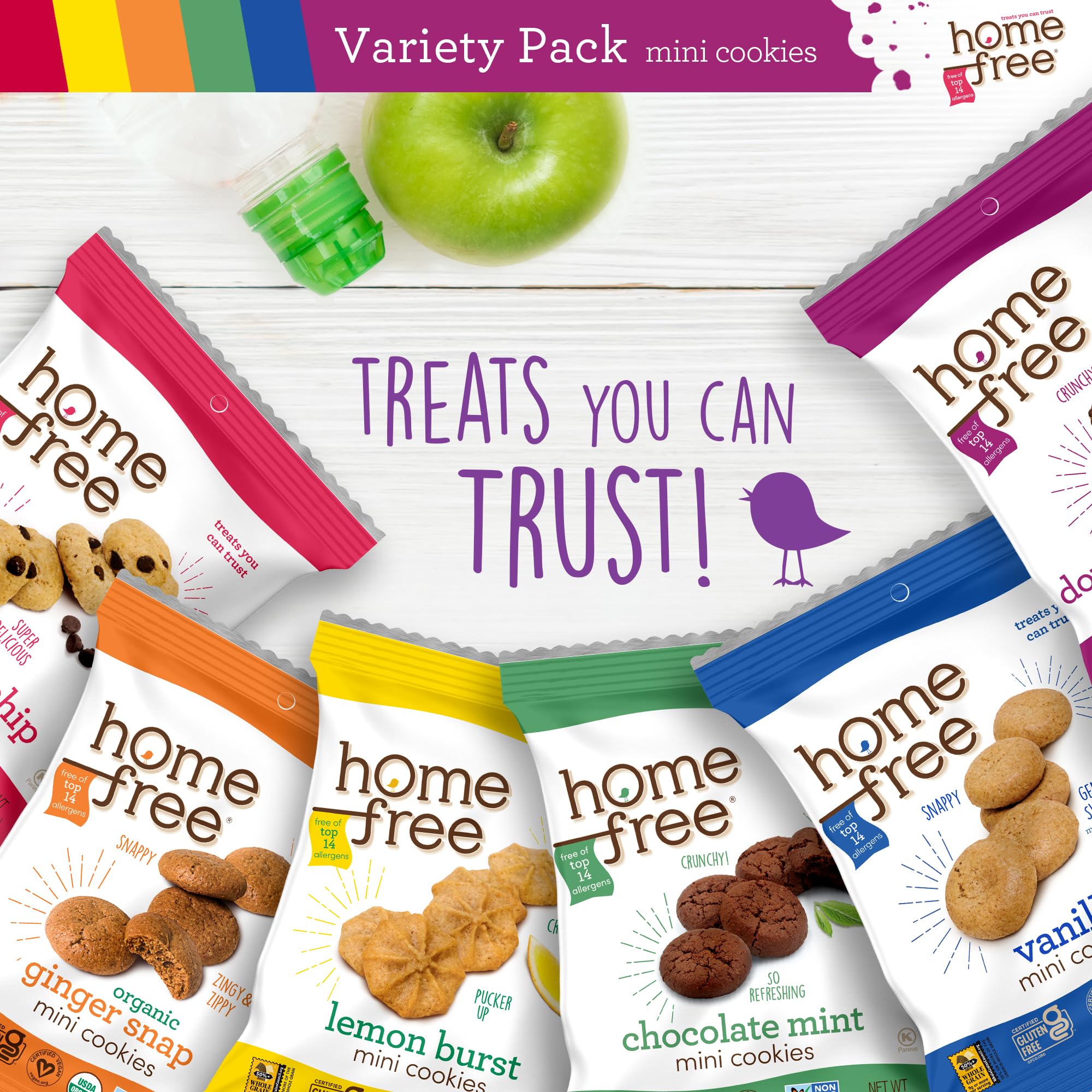 Allergy friendly snack option from Homefree cookies