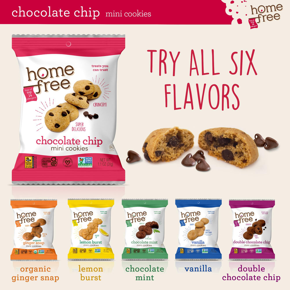 Homefree kid-friendly cookies shown as a quick, safe after-school treat