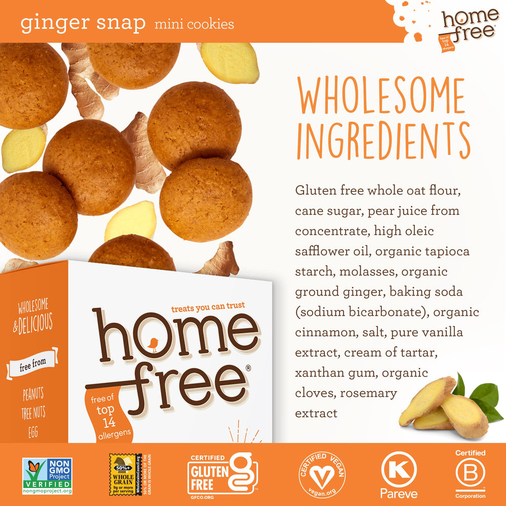 Vegan Homefree cookies plated for a dairy-free, plant-based treat.