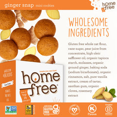 Vegan Homefree cookies plated for a dairy-free, plant-based treat.