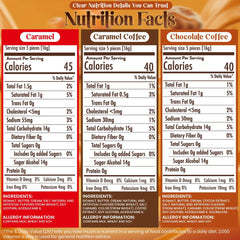 Hominics Werthers caramel flavor hard candy with zero sugar and smooth melt.