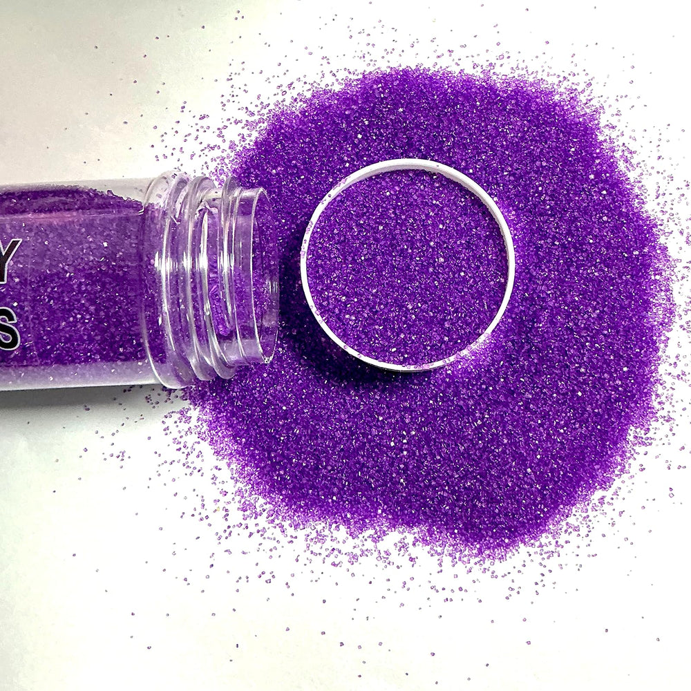Homipooty purple sprinkles enhance ice cream with color and texture.