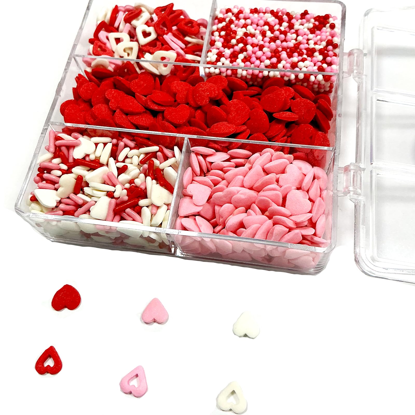 Homipooty five-compartment bottle keeps colors organized and fresh.