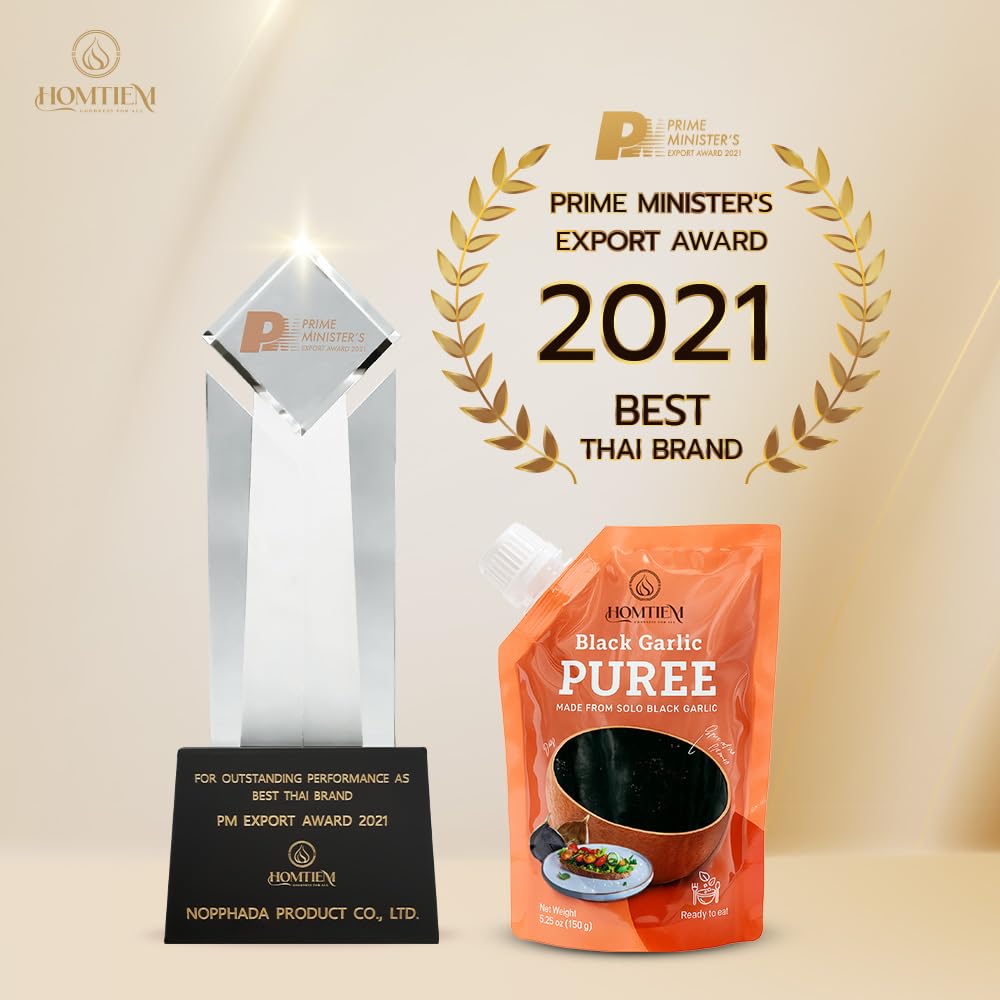 GMP and HACCP certified Homtiem Black Garlic Puree, vegan and non-GMO