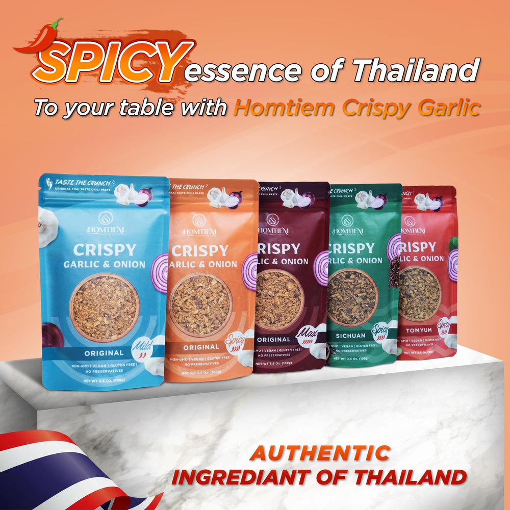 HOMTIEM Crispy Garlic and Onion on bread or pizza for flavor