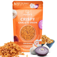 HOMTIEM Crispy Garlic and Onion original spicy bag ready-to-use topping