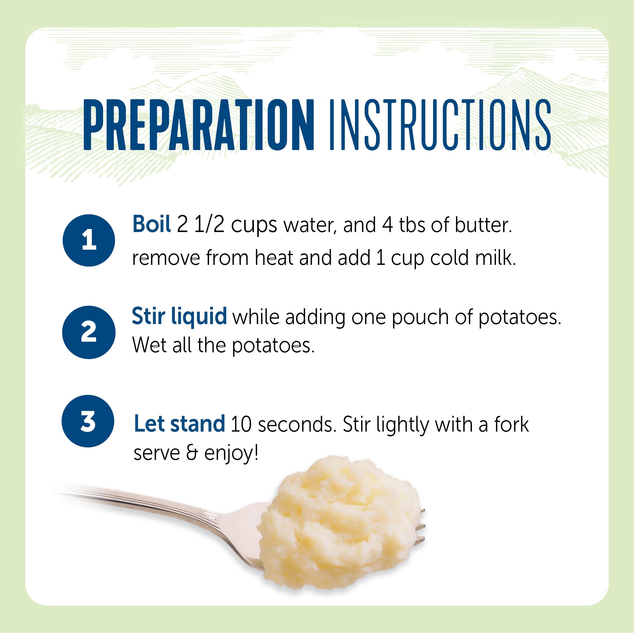 Prep step for Honest Earth Creamy Mash Potatoes, quick weeknight option