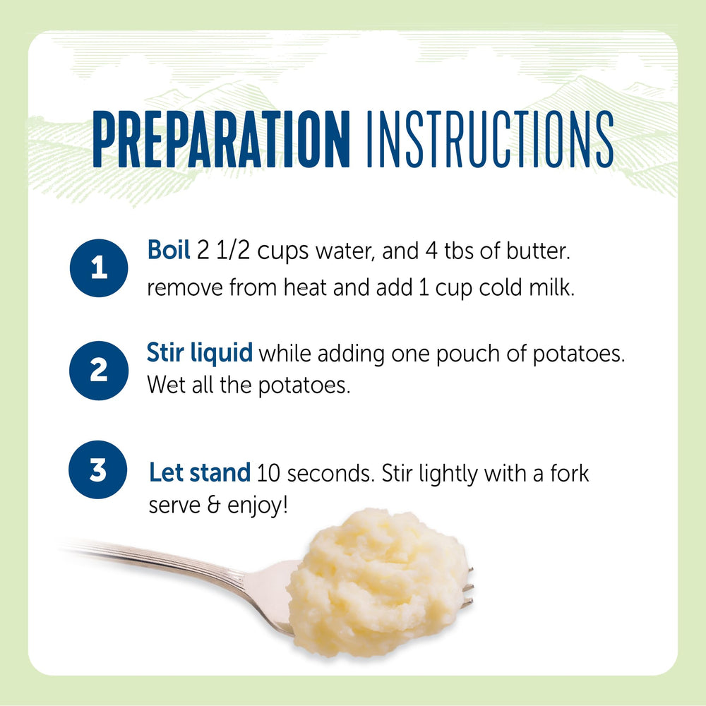 Prep step for Honest Earth Creamy Mash Potatoes, quick weeknight option
