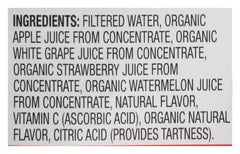 Honest Kids Fruit Punch being poured into a glass for easy, on-the-go sipping.