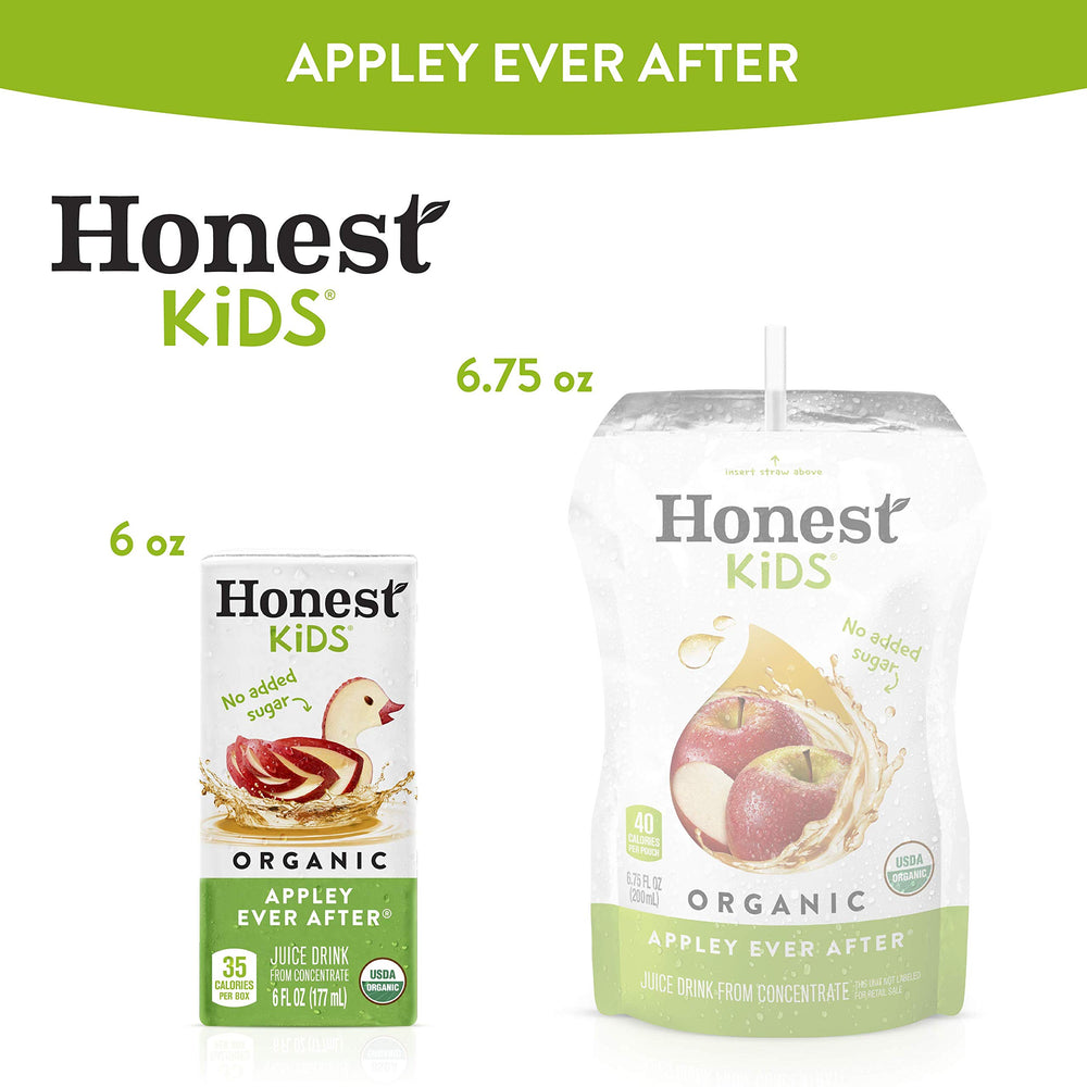 Honest Kids recyclable packaging juice box highlighting eco-friendly packaging.