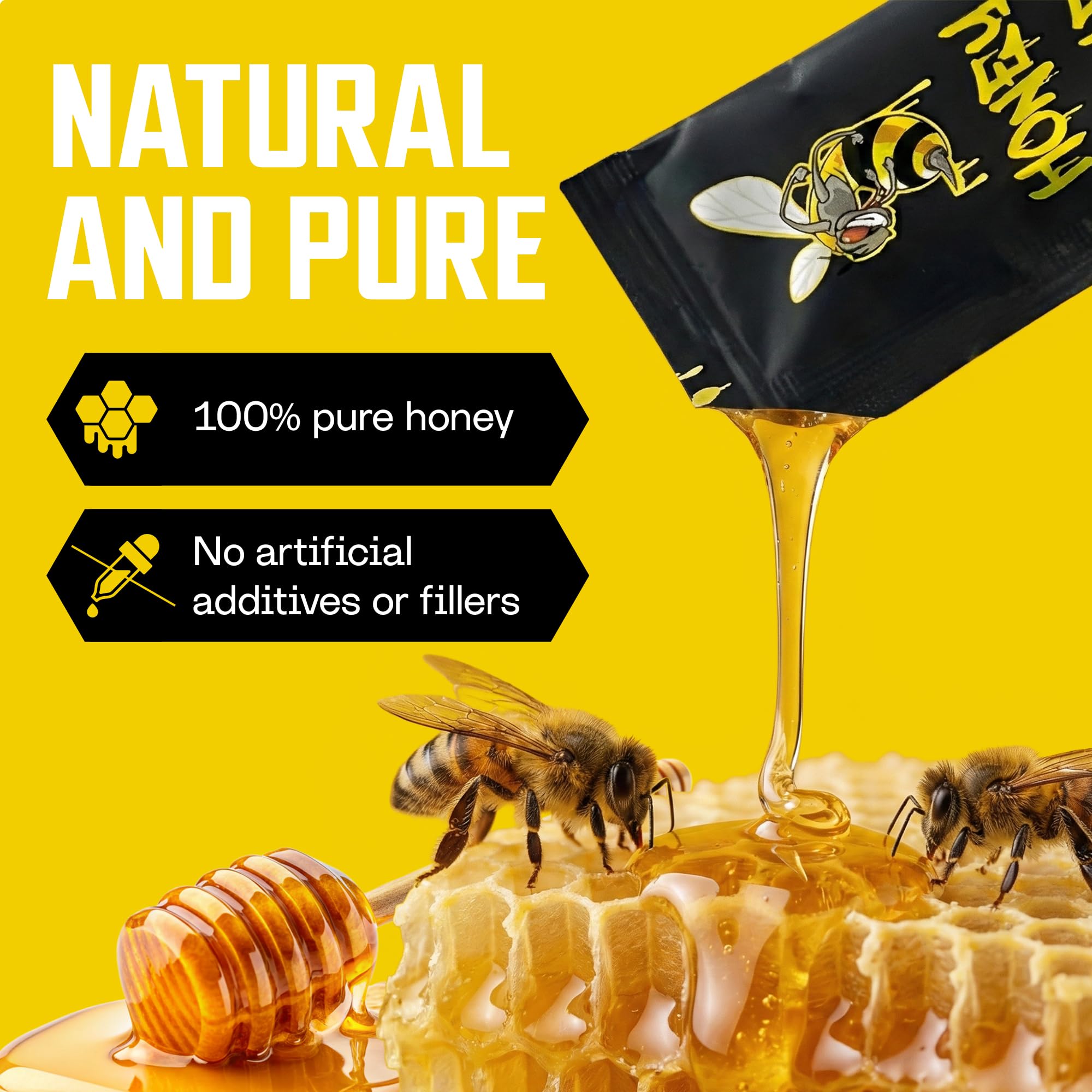 Honey Bae traditional botanicals blend highlighting maca tongkat ali tribulus