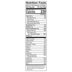 Honey Bunches of Oats crunchy granola clusters add texture to yogurt.