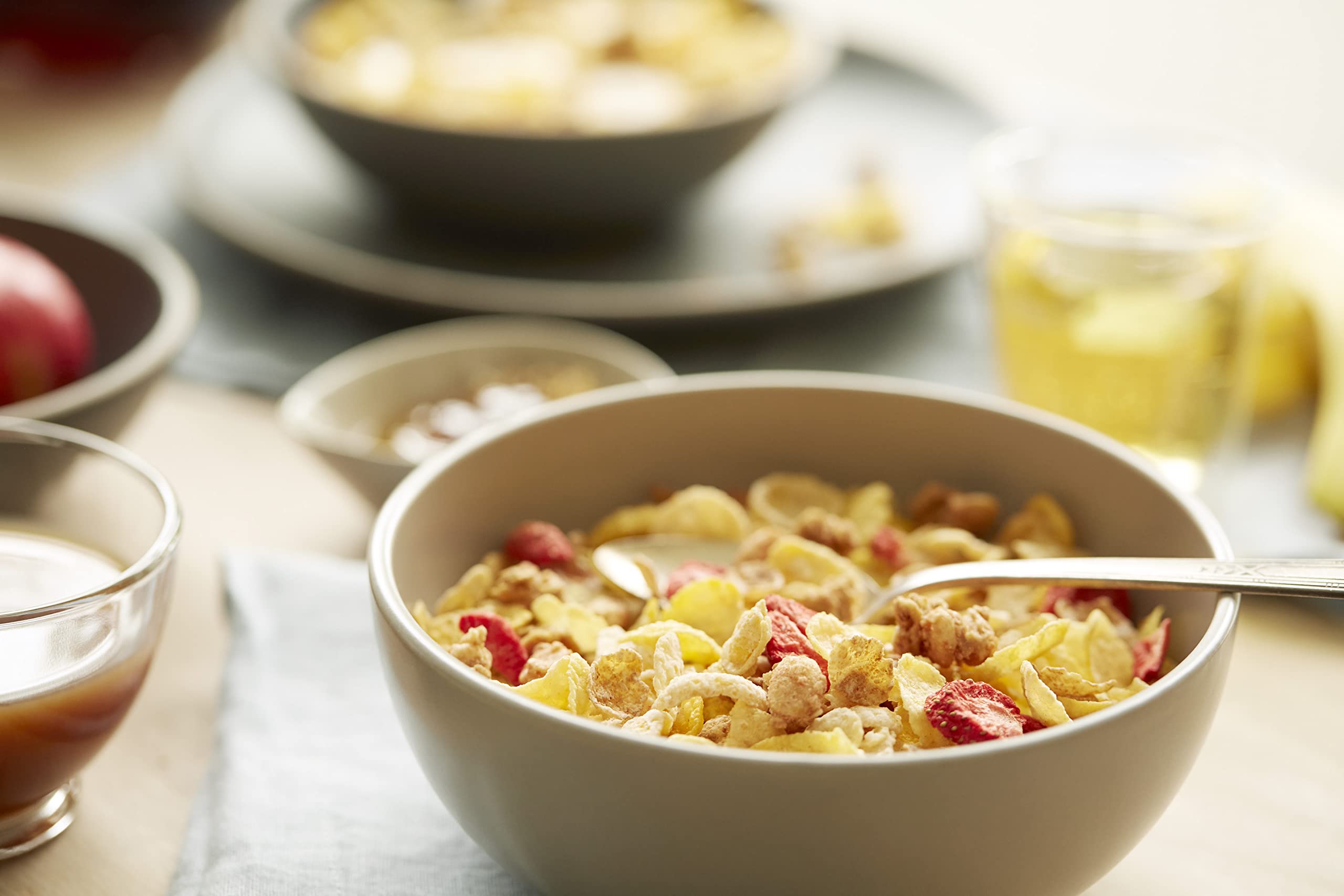 Honey Bunches of Oats with Real Strawberries granola-clusters highlight texture and crunch