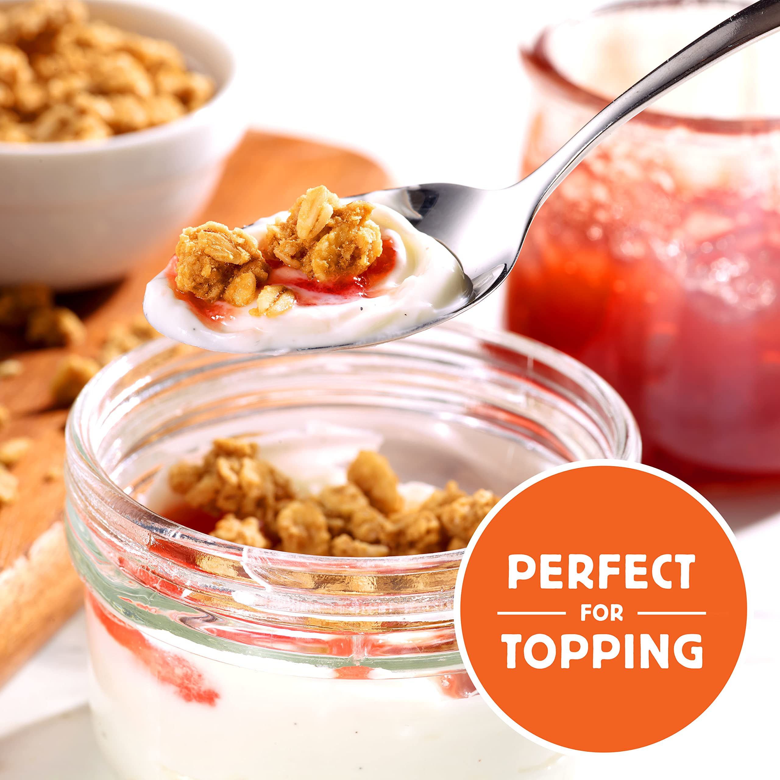 Honey Bunches of Oats mixes into trail mix for extra crunch and flavor.