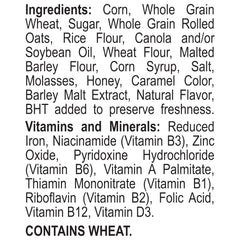 Pouring Honey Bunches of Oats Vanilla with milk for a creamy breakfast.