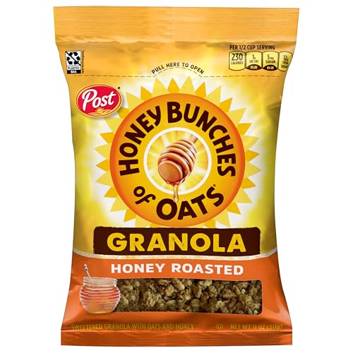 Honey Bunches of Oats whole grain oats deliver a hearty bite.
