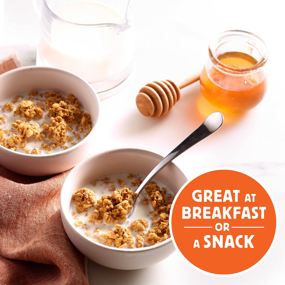 Honey Bunches of Oats pairs well with yogurt or fruit for a crunchy bowl.