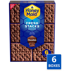 Honey Maid Chocolate Grahams snack pack ready for lunchbox use