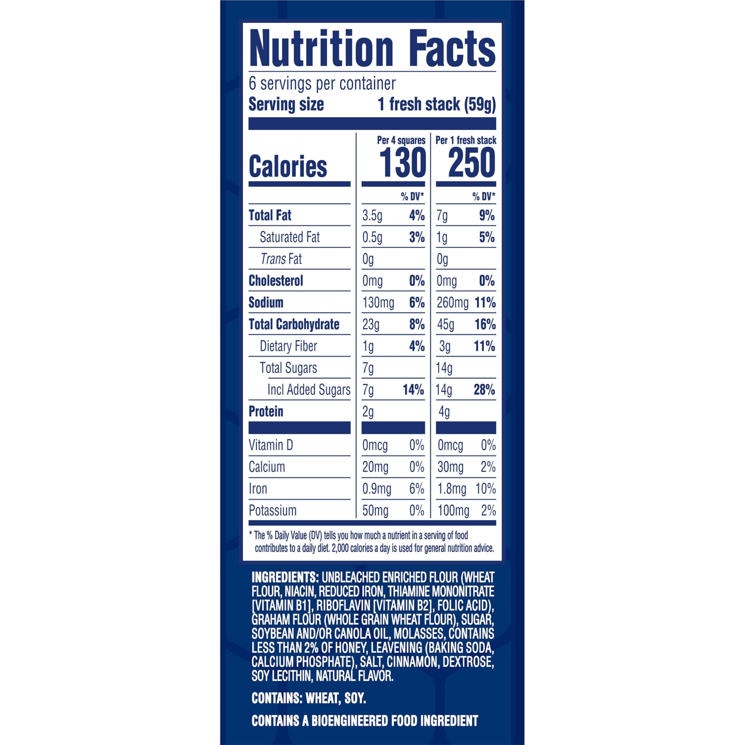 Honey Maid Cinnamon Fresh Stacks Grahams snack packs ideal for on-the-go