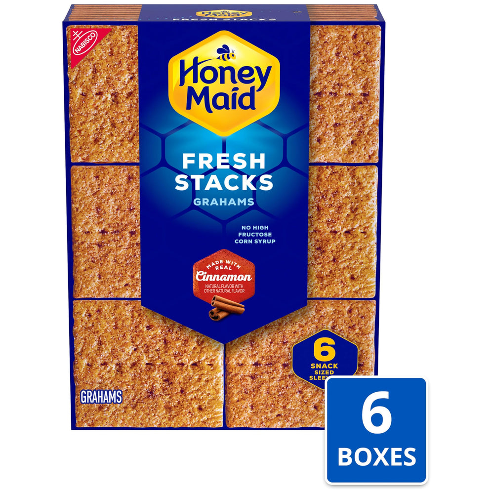 Honey Maid Cinnamon Fresh Stacks Grahams travel-friendly crackers for trips