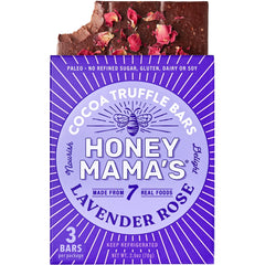 Close-up of Honey Mama's bar with rich dark cocoa swirl