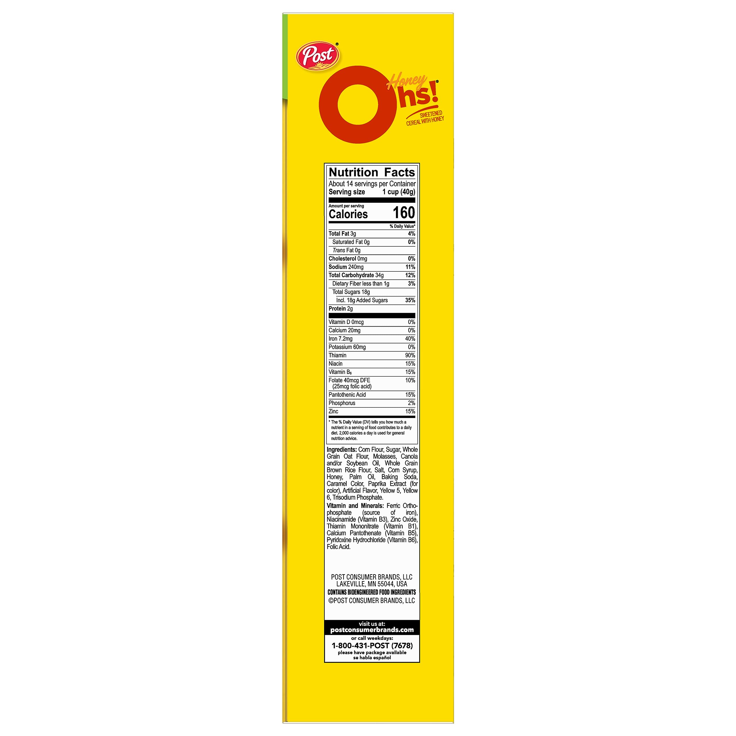 Honey Ohs! crunchy Os with milk make quick breakfast