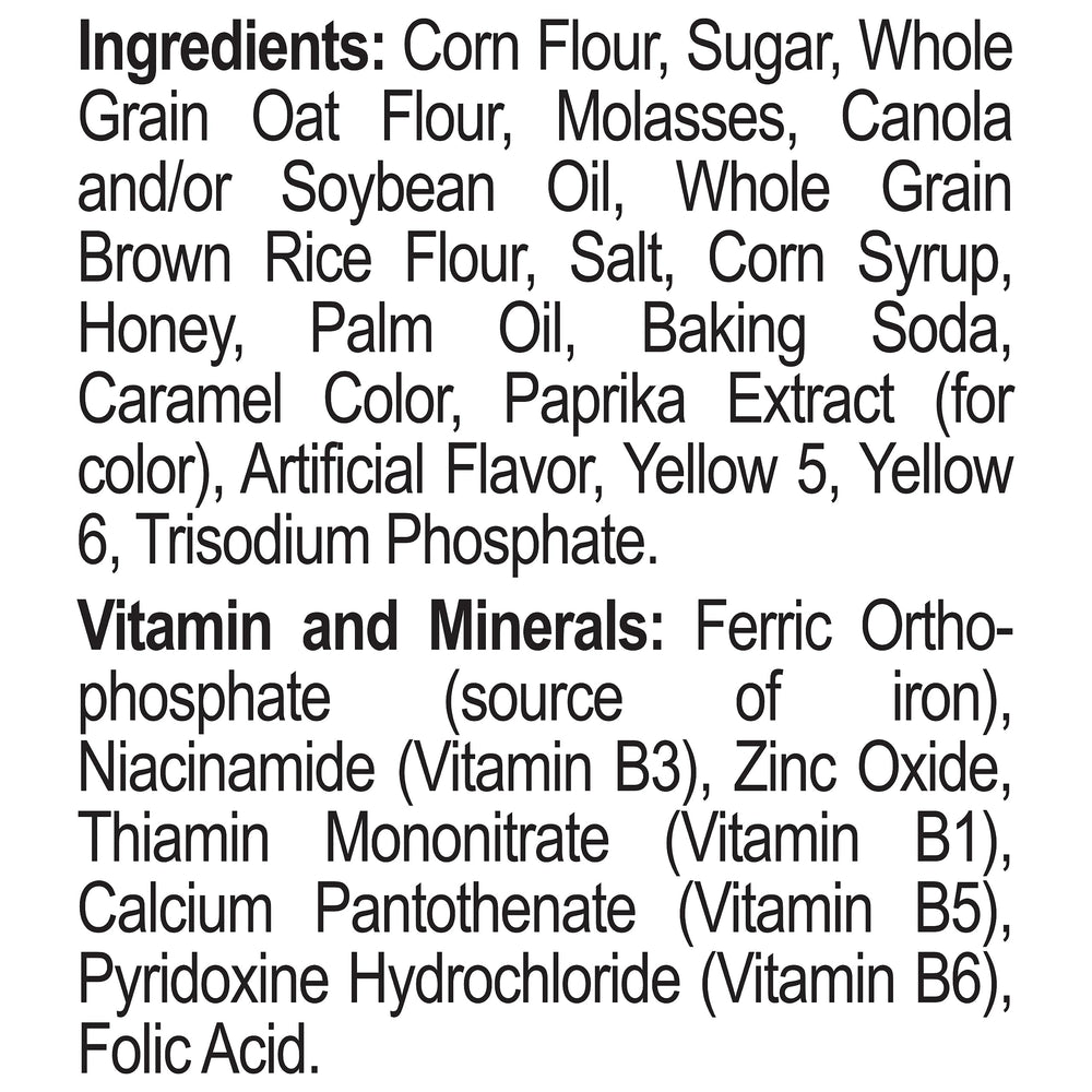 Honey Ohs! Os provide crisp texture, ideal for snacks