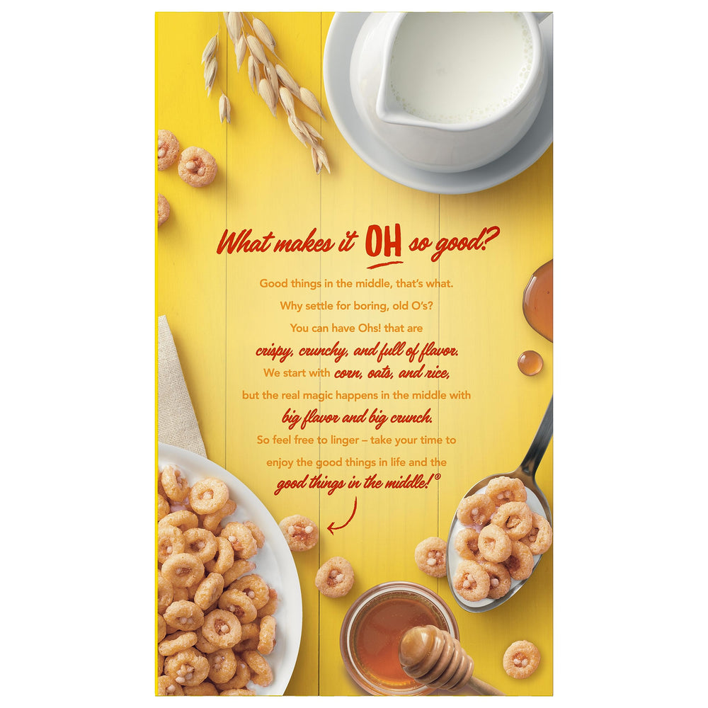 Honey Ohs! cereal used as snack bar base for treats