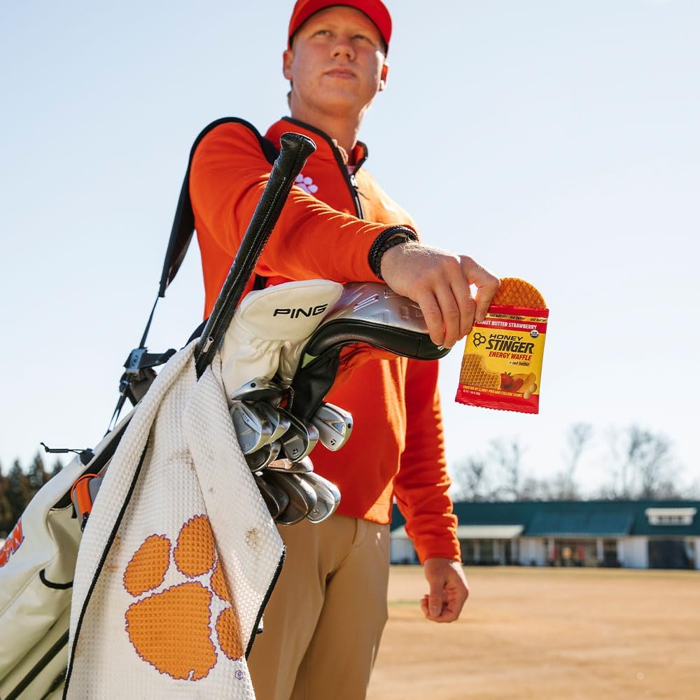 Honey Stinger Peanut Butter waffle pack pairs flavor with fast energy.